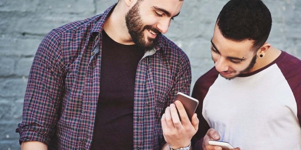 guys looking at phone