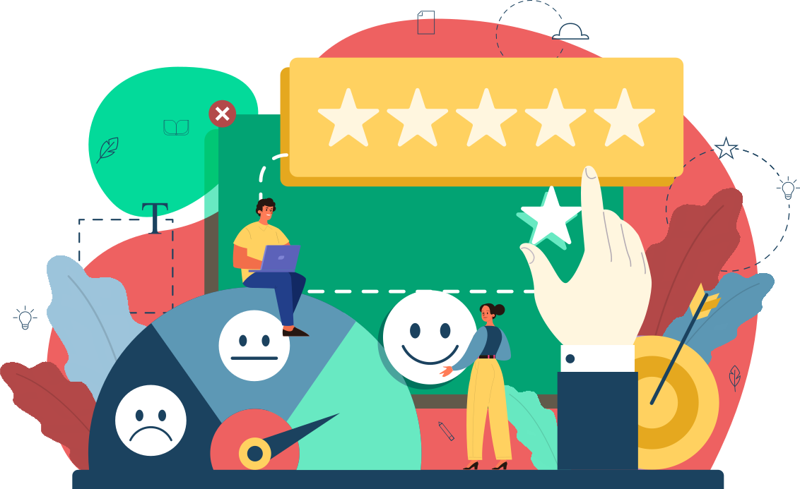 Customer experience illustration