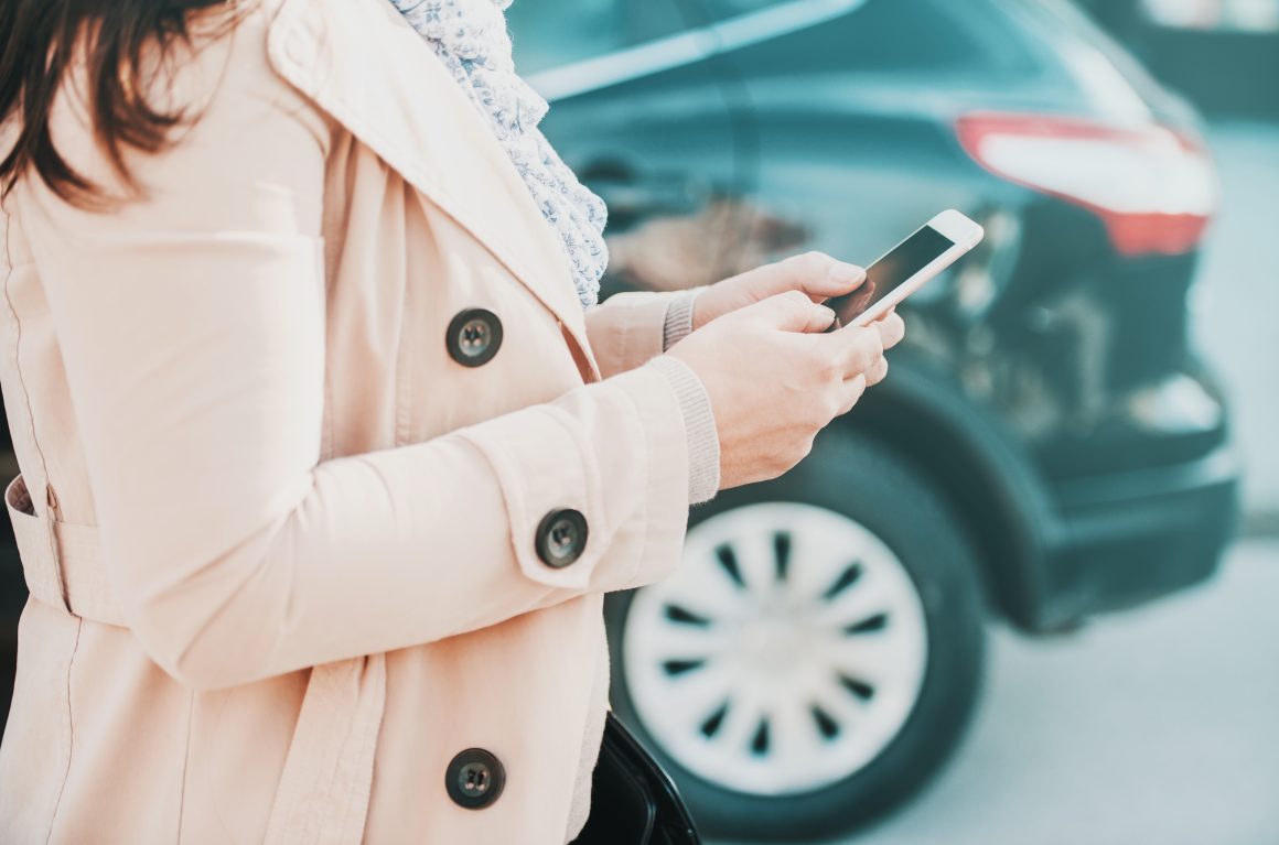 using phone after car accident